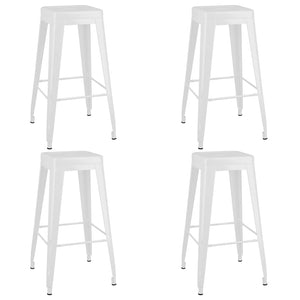 vidaXL 5-Piece Bar Set White