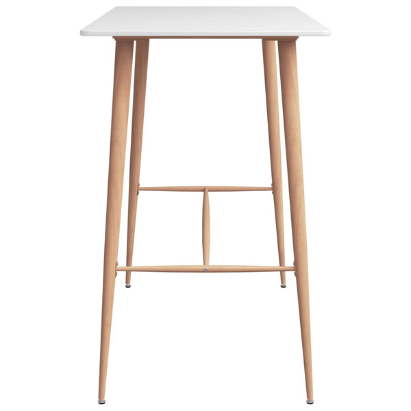 vidaXL 5-Piece Bar Set White