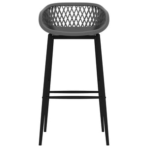 vidaXL 5-Piece Bar Set White and Grey