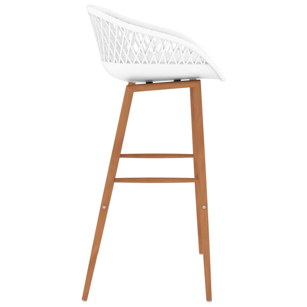 vidaXL 5-Piece Bar Set White