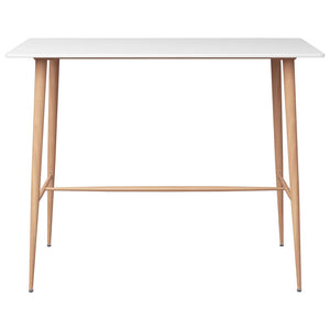 vidaXL 5-Piece Bar Set White and Grey