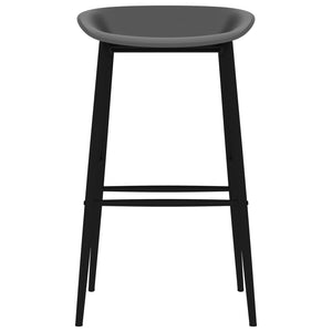vidaXL 5-Piece Bar Set White and Grey