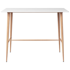 vidaXL 7-Piece Bar Set White