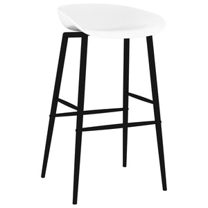 vidaXL 7-Piece Bar Set White