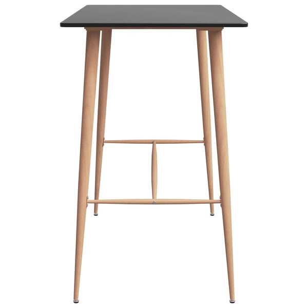 vidaXL 5-piece Bar Set Black