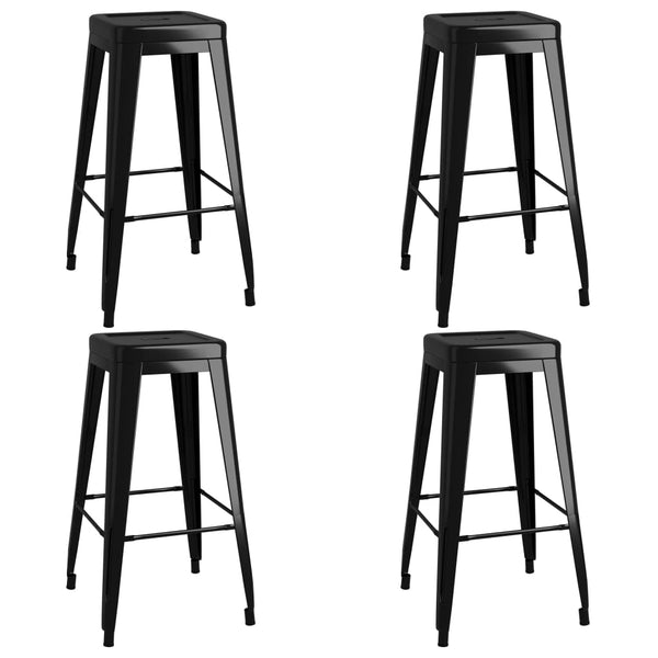 vidaXL 5-piece Bar Set Black