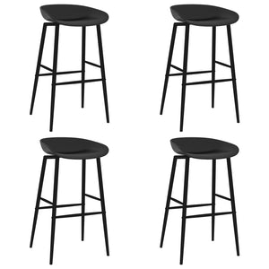 vidaXL 5-piece Bar Set Black