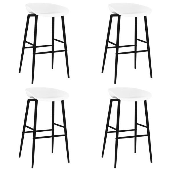 vidaXL 5-piece Bar Set Black and White