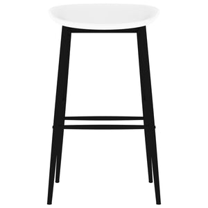 vidaXL 5-piece Bar Set Black and White