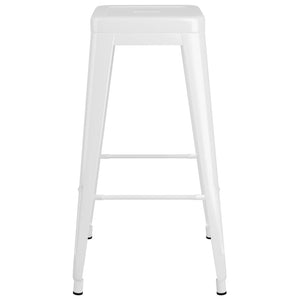 vidaXL 7-Piece Bar Set Black and White