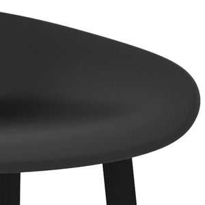 vidaXL 7-Piece Bar Set Black