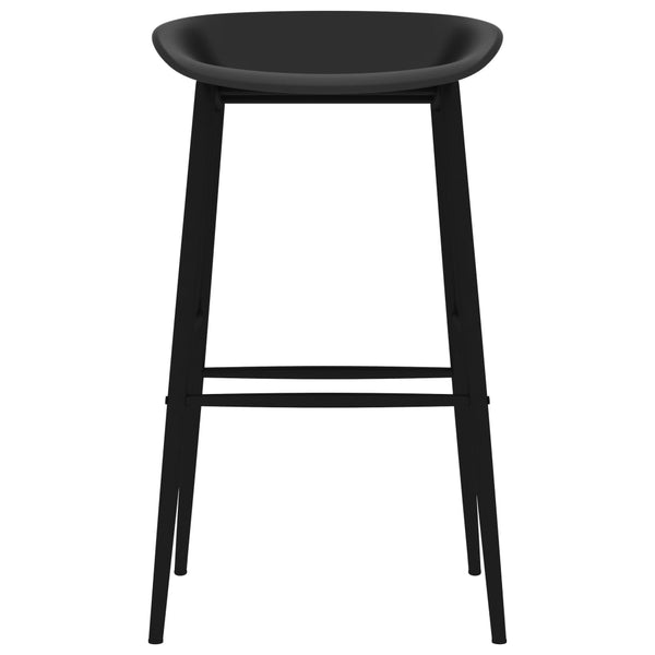 vidaXL 7-Piece Bar Set Black