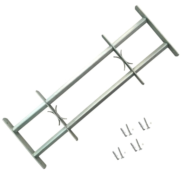 vidaXL Adjustable Window Security Bar Set for Windows 2 pcs. 700-1050 mm