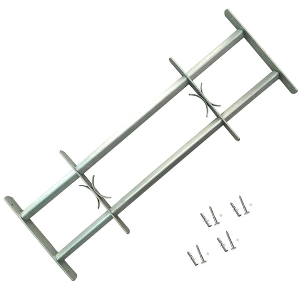 vidaXL Window Grilles Adjustable for Windows 2 pcs. 1000-1500 mm