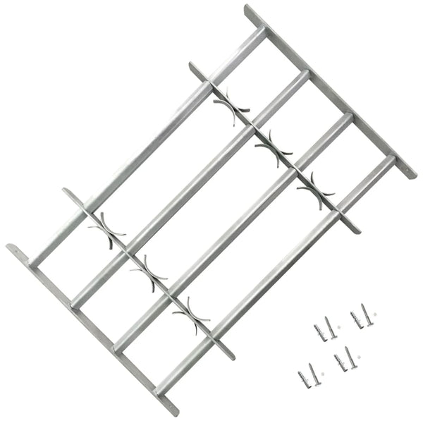 vidaXL Adjustable Window Grilles for Windows 2 pcs 1000-1500 mm