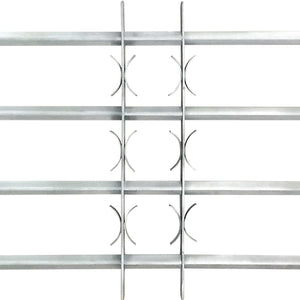 vidaXL Adjustable Window Grilles for Windows 2 pcs 1000-1500 mm