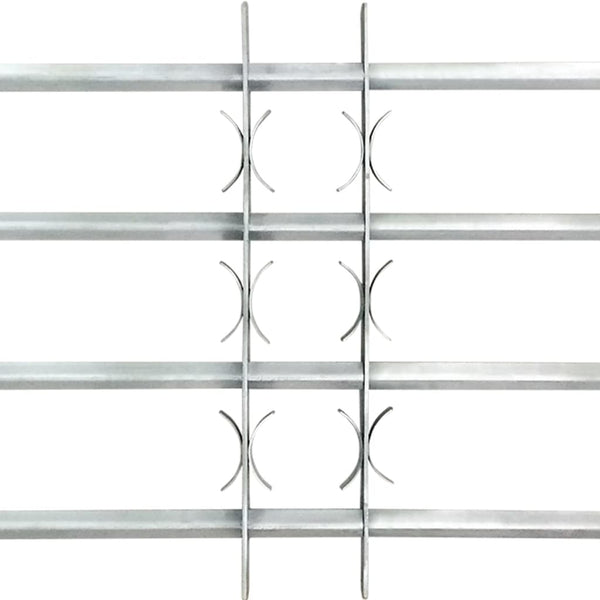 vidaXL Adjustable Window Grilles for Windows 2 pcs 1000-1500 mm