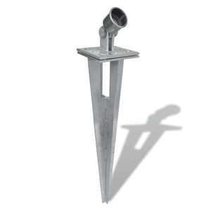 vidaXL Ground Anchor and Base Plate 4 pcs. Steel