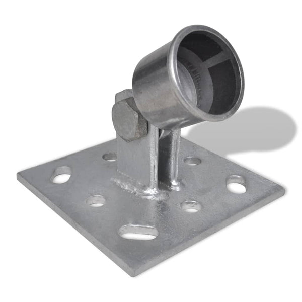 vidaXL Ground Anchor and Base Plate 4 pcs. Steel