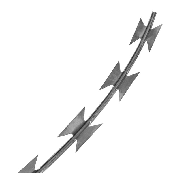 vidaXL Barbed Wire 2 pcs. Concertina Wire Galvanized Steel 100 m