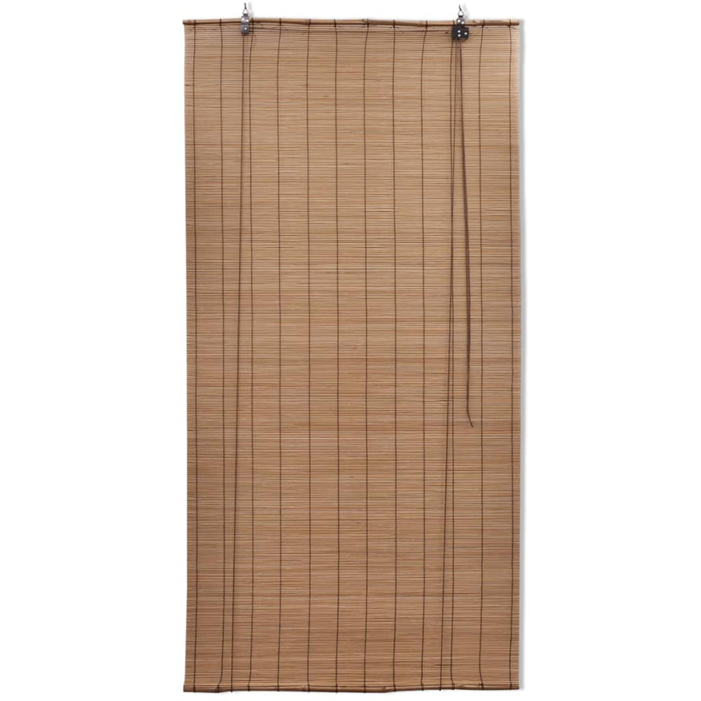 vidaXL Bamboo Roller Blinds 2 pcs. 100x160 cm Brown