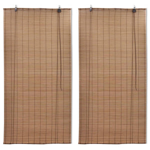vidaXL Bamboo Blinds 2 pcs. 150x220 cm Brown