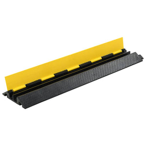 vidaXL Cable Protectors 2 pcs. 2 Channels Rubber 101.5 cm
