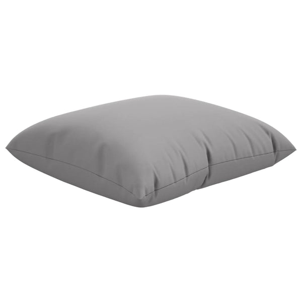Zierkissen 4 Stk. Grau 50x50 cm Stoff