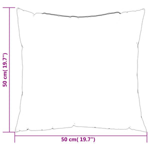 Zierkissen 4 Stk. Grau 50x50 cm Stoff
