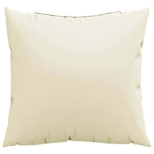 Zierkissen 4 Stk. Creme 50x50 cm Stoff