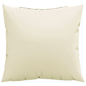 Zierkissen 4 Stk. Creme 60x60 cm Stoff