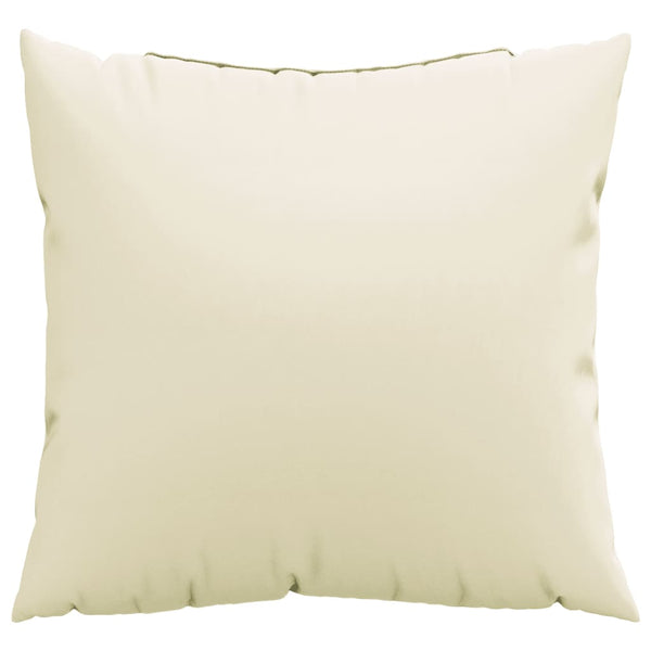 Zierkissen 4 Stk. Creme 60x60 cm Stoff