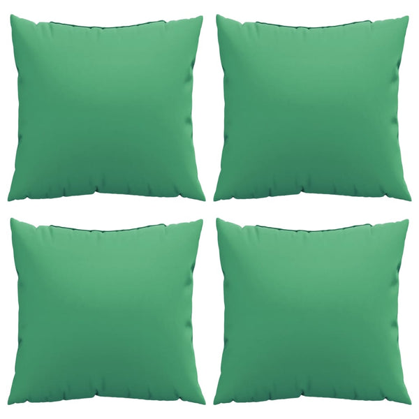Zierkissen 4 Stk. Grün 60x60 cm Stoff
