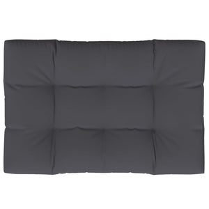 Palettenkissen Anthrazit 120x80x12 cm Stoff