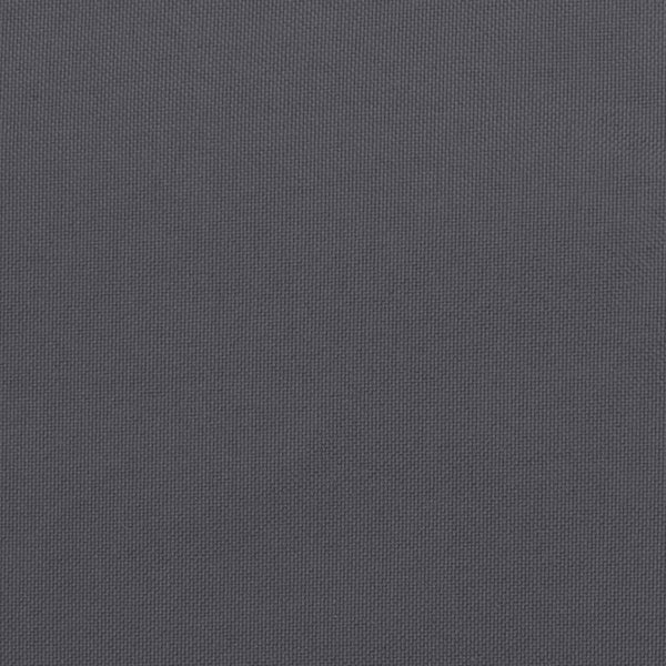 Palettenkissen Anthrazit 120x80x12 cm Stoff