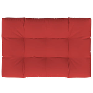 vidaXL Pallet Cushion Red 120x80x12 cm Fabric