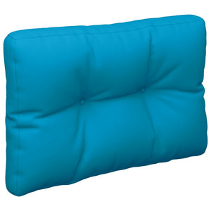 vidaXL Pallet Cushion Blue 50x40x12 cm Fabric