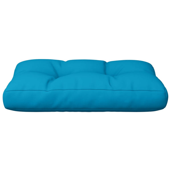 vidaXL Pallet Cushion Blue 50x40x12 cm Fabric