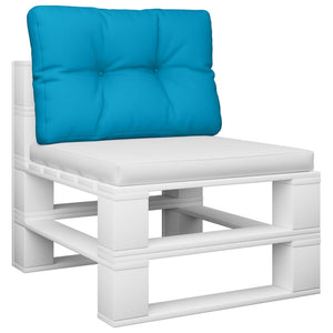 vidaXL Pallet Cushion Blue 60x40x12 cm Fabric