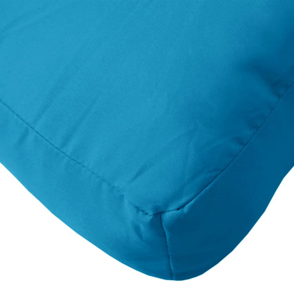 vidaXL Pallet Cushion Blue 60x40x12 cm Fabric
