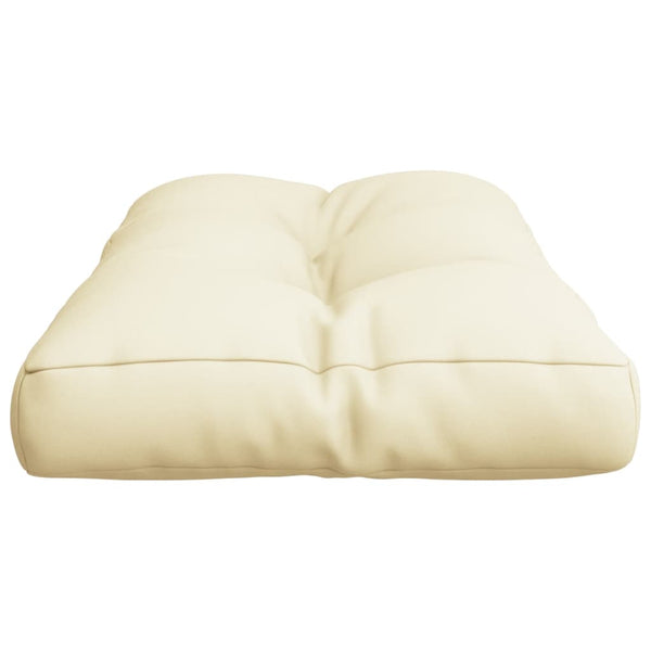 vidaXL Pallet Cushion Cream 80x40x12 cm Fabric