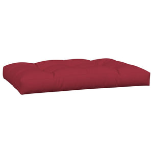 vidaXL Pallet Cushions 3-pc. Wine Red Fabric
