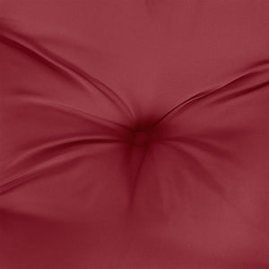 vidaXL Pallet Cushions 3-pc. Wine Red Fabric