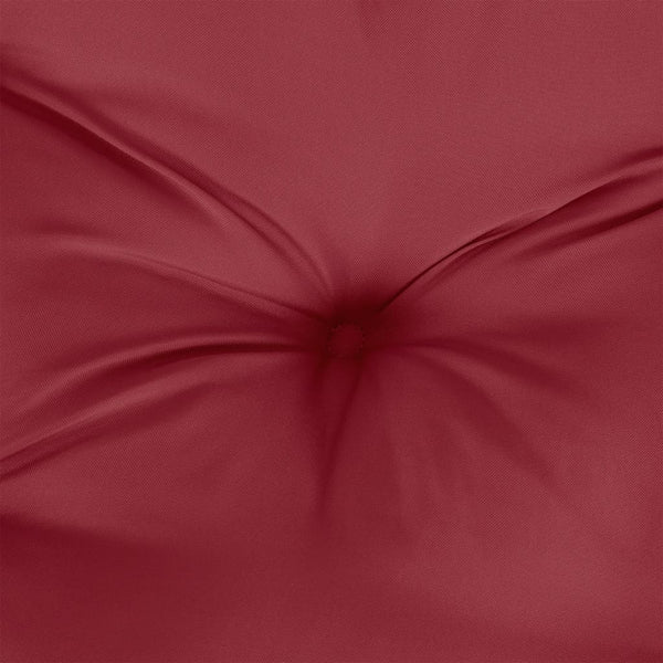 vidaXL Pallet Cushions 3-pc. Wine Red Fabric