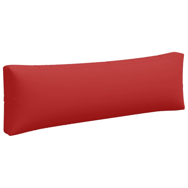 vidaXL Pallet Cushions 3-piece Red Fabric