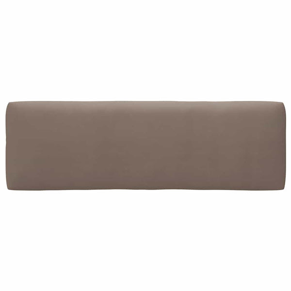 vidaXL Pallet Cushions 3-pc. Taupe Fabric