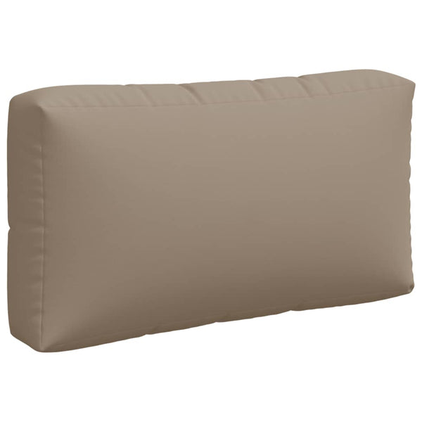 vidaXL Pallet Cushions 3-pc. Taupe Fabric