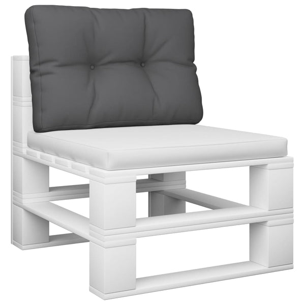 vidaXL Pallet Cushion Anthracite 60x40x12 cm Fabric