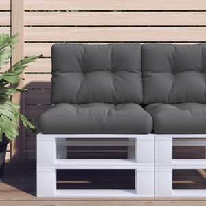 vidaXL Pallet Cushion Anthracite 60x40x12 cm Fabric