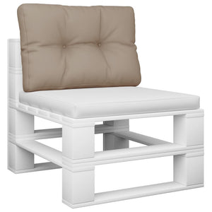 vidaXL Pallet Cushion Taupe 60x40x12 cm Fabric